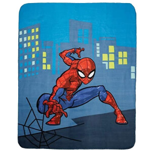 Plaid Spider-man bleu 110x140 cm