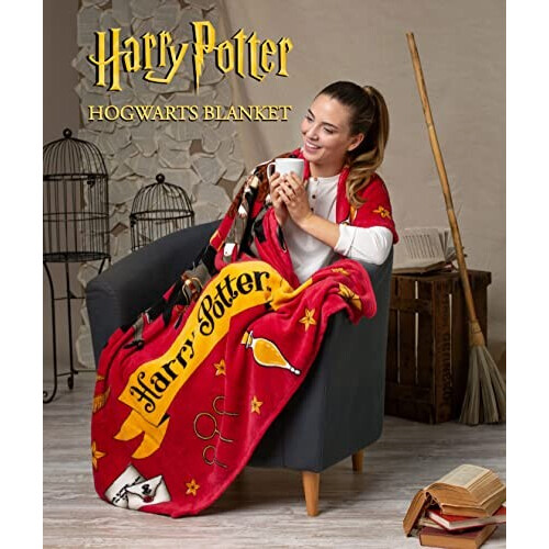 Plaid Poudlard, Hogwarts - Harry Potter - multicolore 120x160 cm variant 0 