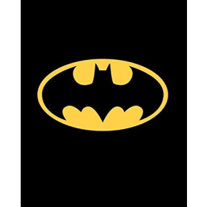 Plaid Batman noir/jaune polyester 100x140 cm