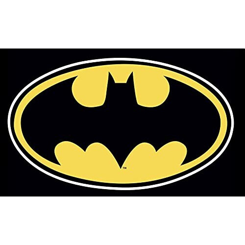 Plaid Batman noir/jaune polyester 100x140 cm variant 0 