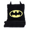 Plaid Batman noir polyester 140x100 cm - miniature