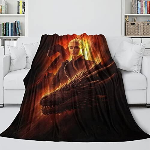 Plaid Dragon - Game of Thrones - polyester 127x152 cm variant 0 