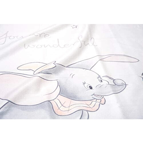Plaid Dumbo blanc polyester 75x100 cm variant 3 
