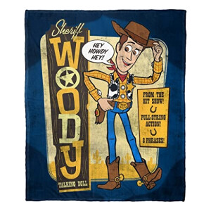 Plaid Toy Story western woody polyester 127x152.4 cm