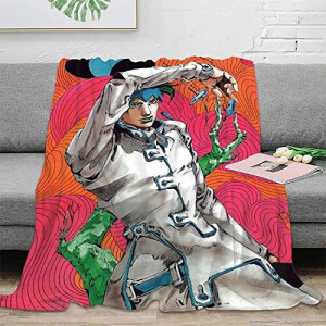Plaid Rohan Kishibe - JoJo's Bizarre Adventure - polyester 100x130 cm
