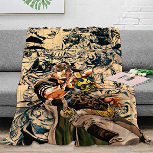 Plaid Will A. Zeppeli - JoJo's Bizarre Adventure - polyester 100x130 cm