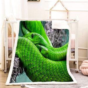 Plaid Serpent coton 180x220 cm