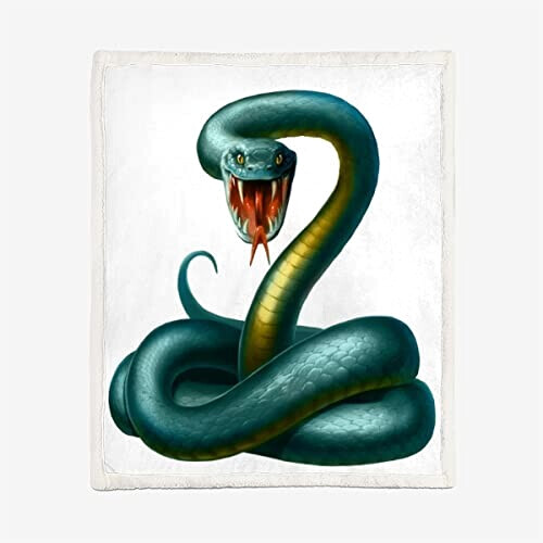 Plaid Serpent couleur microfibre 130x150 cm variant 0 