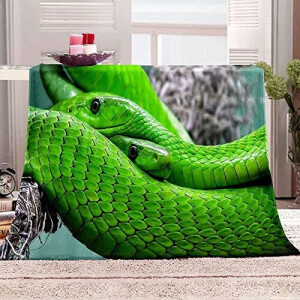 Plaid Serpent multicolore polyester 70x100 cm