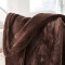 Plaid marron brun foncé polyester 150x200 cm - miniature variant 2