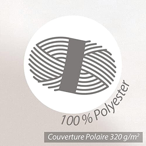 Plaid marron polyester 180x220 cm variant 3 