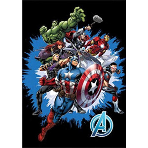 Plaid Avengers multicolore 100x140 cm