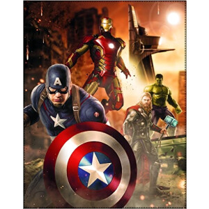 Plaid Avengers multicolore 110x140 cm