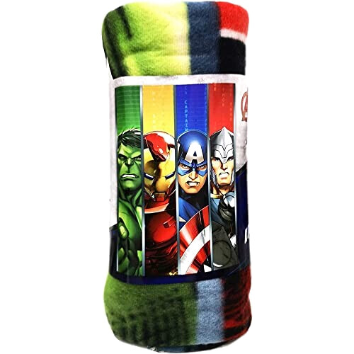 Plaid Hulk, Captain America, Iron man, Thor - Avengers - multicolore polyester 140x70 cm variant 0 