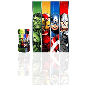 Plaid Hulk, Captain America, Thor - Avengers - microfibre 140x100 cm