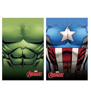Plaid Hulk, Captain America - Avengers - multicolore polyester 100x150 cm
