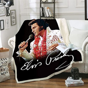 Plaid Elvis Presley polyester 150x200 cm
