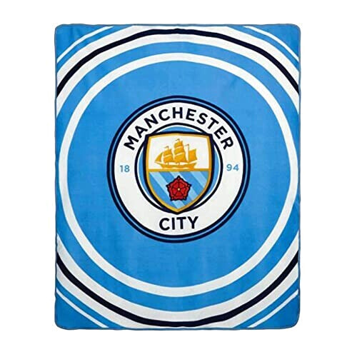 Plaid Manchester City bleu