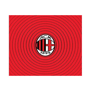 Plaid Milan AC rouge/noir 120x150 cm