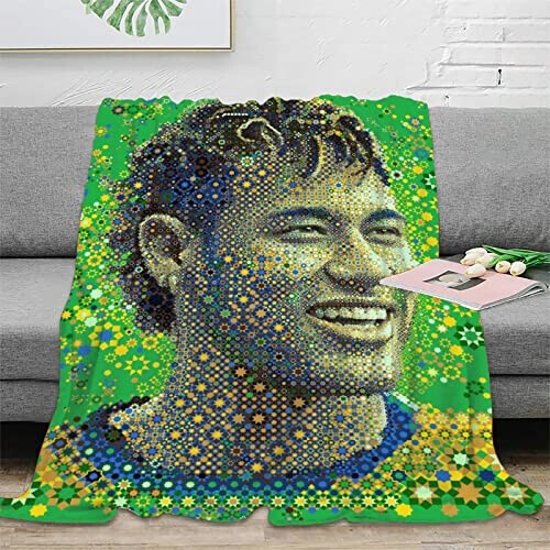 Plaid Neymar world cup- polyester 127x152 cm variant 1 