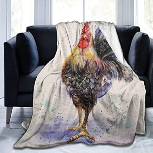 Plaid Coq laine 130x150 cm