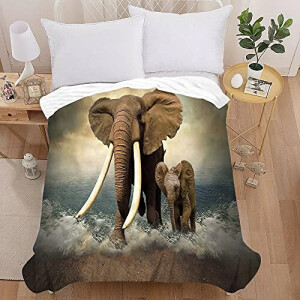 Plaid Éléphant l'éléphant 130x100 cm