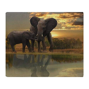 Plaid Éléphant couleur polyester 150x200 cm