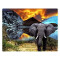 Plaid Éléphant couleur 80x120 cm - miniature