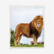 Plaid Lion couleur laine 130x150 cm - miniature variant 1
