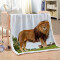 Plaid Lion couleur laine 130x150 cm - miniature variant 2