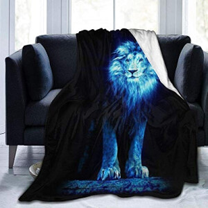 Plaid Lion coton 150x220 cm