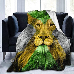 Plaid Lion coton 150x130 cm