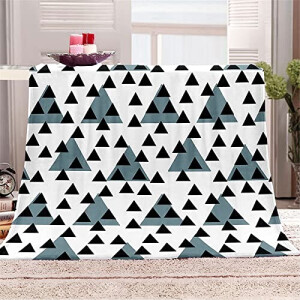 Plaid Triangle microfibre 100x150 cm