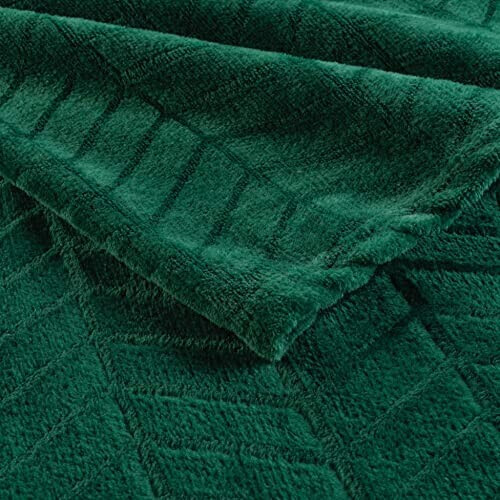 Plaid vert polyester 180x220 cm variant 2 